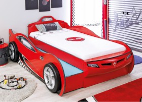 CARBED Кровать-машина Coupe с выдвижной кроватью Red 20.03.1306.00 в Чебоксарах - cheboksary.katalogmebeli.com | фото