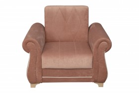 Кресло для отдыха "Порто" (велюр киви корица / микровельвет крем) в Чебоксарах - cheboksary.katalogmebeli.com | фото 8