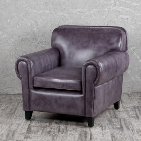 Кресло кожаное Элегант (Фиолетовый) в Чебоксарах - cheboksary.katalogmebeli.com | фото