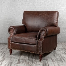 Кресло кожаное Лофт Аристократ (ширина 1100 мм) в Чебоксарах - cheboksary.katalogmebeli.com | фото