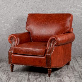 Кресло кожаное Лофт Аристократ (кожа буйвола) в Чебоксарах - cheboksary.katalogmebeli.com | фото