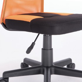 Кресло компактное BRABIX Smart MG-313 (черный, оранжевый) в Чебоксарах - cheboksary.katalogmebeli.com | фото 5