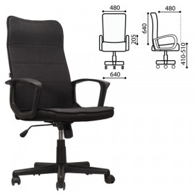 Кресло офисное BRABIX Delta EX-520 (черный) в Чебоксарах - cheboksary.katalogmebeli.com | фото
