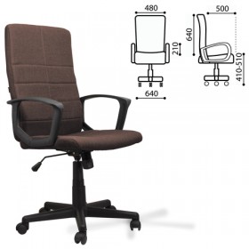 Кресло офисное BRABIX Focus EX-518 (коричневый) в Чебоксарах - cheboksary.katalogmebeli.com | фото