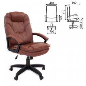 Кресло офисное BRABIX Trend EX-568 (коричневый) в Чебоксарах - cheboksary.katalogmebeli.com | фото