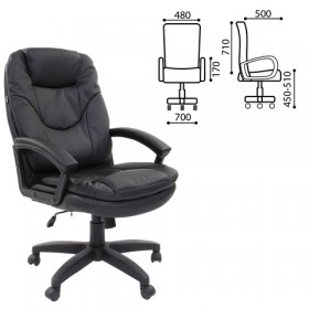 Кресло офисное BRABIX Trend EX-568 (черный) в Чебоксарах - cheboksary.katalogmebeli.com | фото