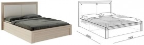 Кровать 1,6 Глэдис (М32) с подъемным механизмом Распродажа в Чебоксарах - cheboksary.katalogmebeli.com | фото 2