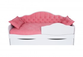 Кровать 170 серии Иллюзия Лайт 1 ящик 89 Розовый (подушки) в Чебоксарах - cheboksary.katalogmebeli.com | фото 1