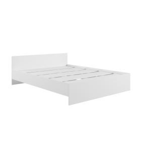 Кровать без ящ. М1400 Мадера Белый в Чебоксарах - cheboksary.katalogmebeli.com | фото