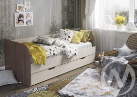 Кровать детская Балли 2-х уровневая (шимо темный/шимо светлый) в Чебоксарах - cheboksary.katalogmebeli.com | фото