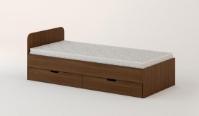 Кровать с ящиками 900 (Орех темный) в Чебоксарах - cheboksary.katalogmebeli.com | фото