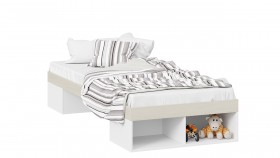 Кровать «Сканди»  Дуб Гарден/Белый в Чебоксарах - cheboksary.katalogmebeli.com | фото