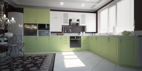 Модульная кухня Парма 1,6 м (Бирюза) в Чебоксарах - cheboksary.katalogmebeli.com | фото