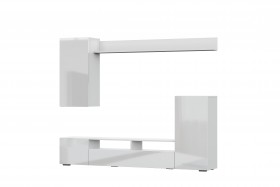 Мебель для гостиной МГС 4 (Белый/Белый глянец) в Чебоксарах - cheboksary.katalogmebeli.com | фото 7
