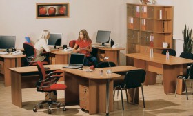 Мебель для персонала Рубин 42 Светлый миланский орех в Чебоксарах - cheboksary.katalogmebeli.com | фото