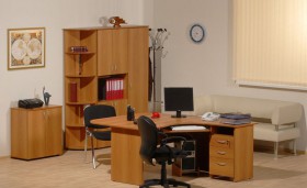 Мебель для персонала Рубин 42 Светлый миланский орех в Чебоксарах - cheboksary.katalogmebeli.com | фото 2
