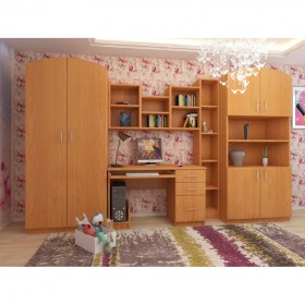 Детская Мишутка Комплект мебели (Вишня оксфорд) в Чебоксарах - cheboksary.katalogmebeli.com | фото