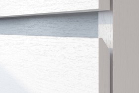 Модульная система "Токио" Тумба прикроватная Белый текстурный / Белый текстурный в Чебоксарах - cheboksary.katalogmebeli.com | фото 4