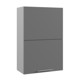 Ройс ПГПМ 600 Шкаф верхний Blum Aventos HF (Графит софт/корпус Серый) в Чебоксарах - cheboksary.katalogmebeli.com | фото