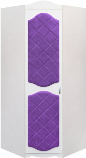 Шкаф угловой Иллюзия 32 Фиолетовый в Чебоксарах - cheboksary.katalogmebeli.com | фото