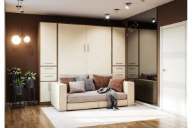 Шкаф-кровать с диваном Злата в Чебоксарах - cheboksary.katalogmebeli.com | фото 1