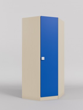 Шкаф угловой (угловая секция) Скай (Синий/корпус Клен) в Чебоксарах - cheboksary.katalogmebeli.com | фото