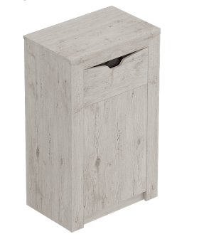Тумба с дверцей и ящиком Соренто Дуб бонифаций/Кофе структурный матовый в Чебоксарах - cheboksary.katalogmebeli.com | фото