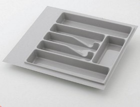 Вкладыш для кухонных принадлежностей, серый, Volpato 300 мм в Чебоксарах - cheboksary.katalogmebeli.com | фото