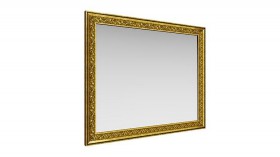 Зеркало навесное "Айрум"/(дуб кальяри / профиль: золото с орнаментом) в Чебоксарах - cheboksary.katalogmebeli.com | фото